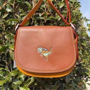 Coach Saddle 23 With Embossed Space Rexy 10973